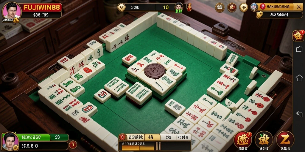 Tampilan menarik gameplay Mahjong di FUJIWIN88