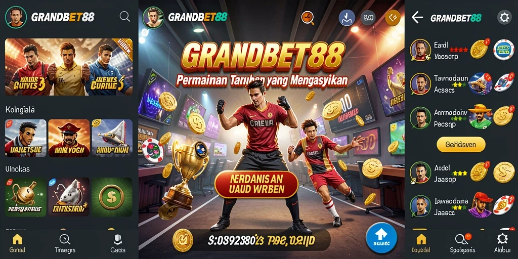 Tampilan gameplay yang menegangkan dalam GRANDBET88.