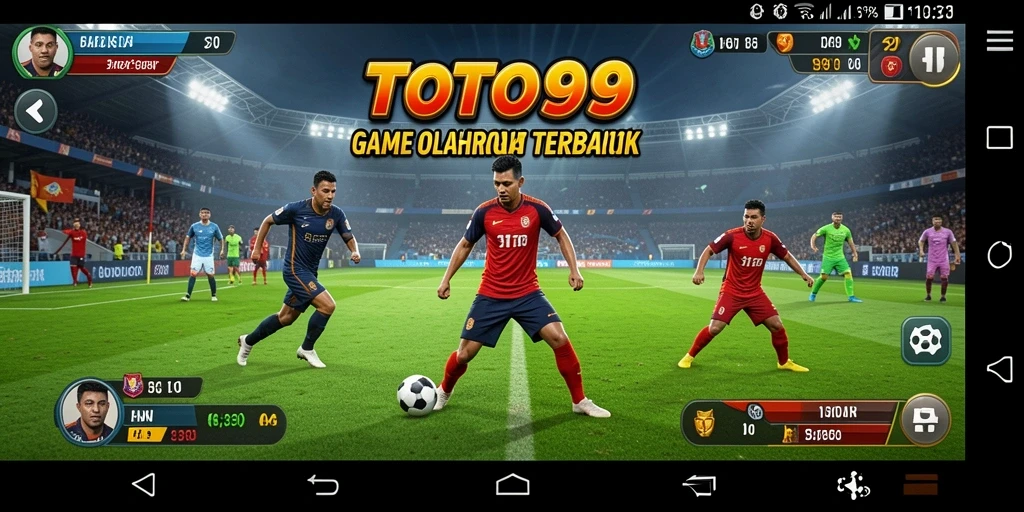 Tampilan gameplay menarik di dalam TOTO99 yang menggambarkan aksi olahraga.